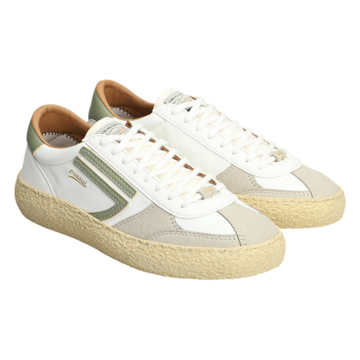CLASSIC OLIVE SPRIG WHITE-GREEN SNEAKERS
