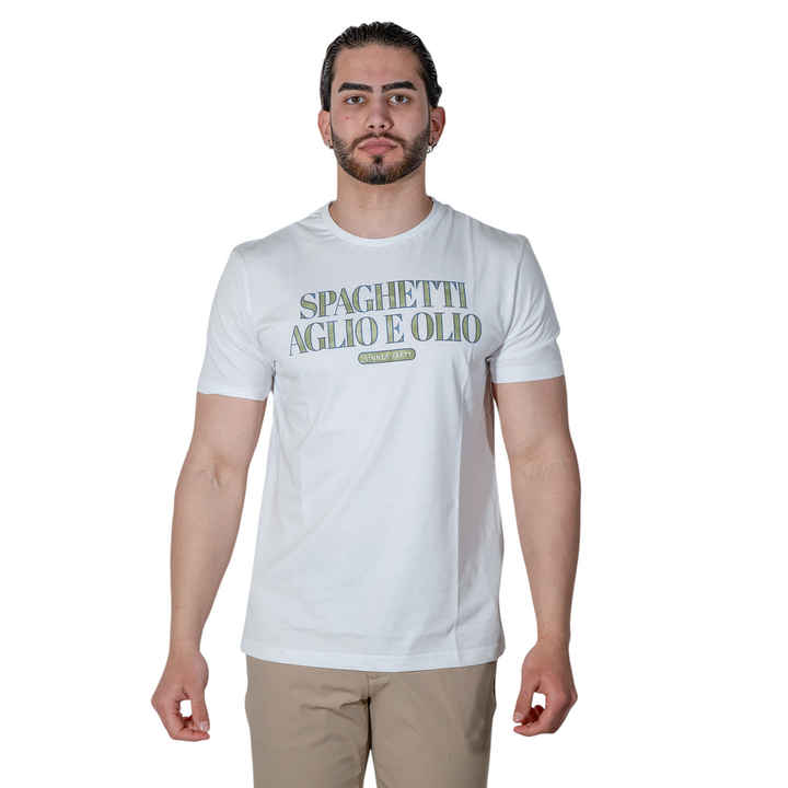 SPAGHETTI GREEN PRINT T-SHIRT