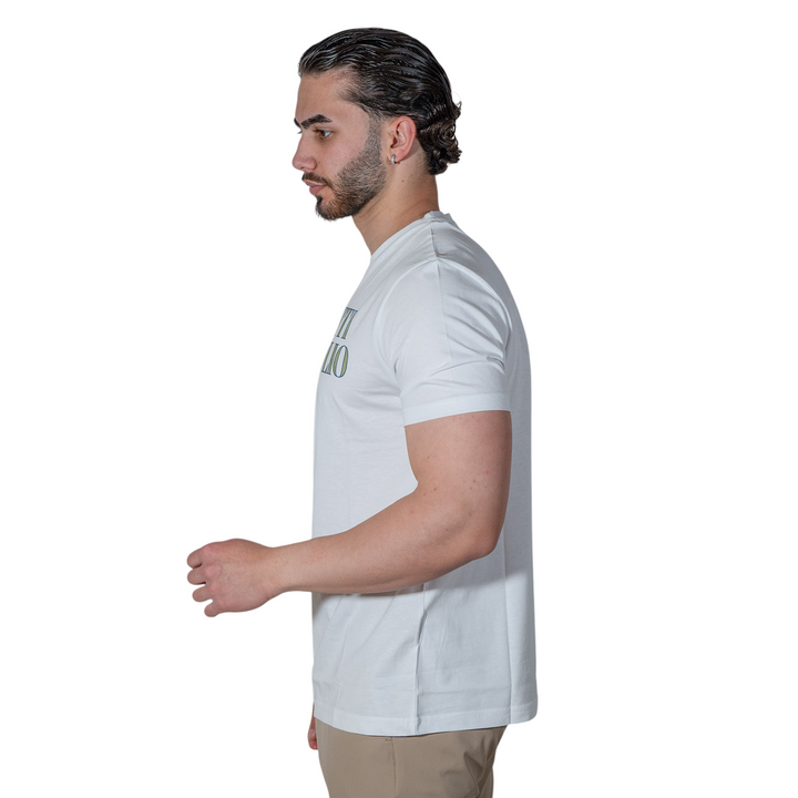 SPAGHETTI GREEN PRINT T-SHIRT