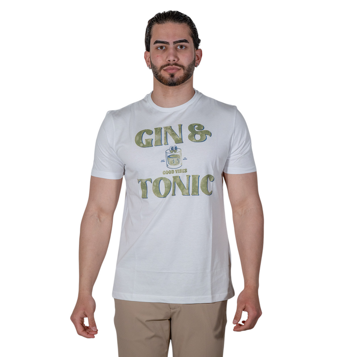 GIN&TONIC GREEN PRINT T-SHIRT