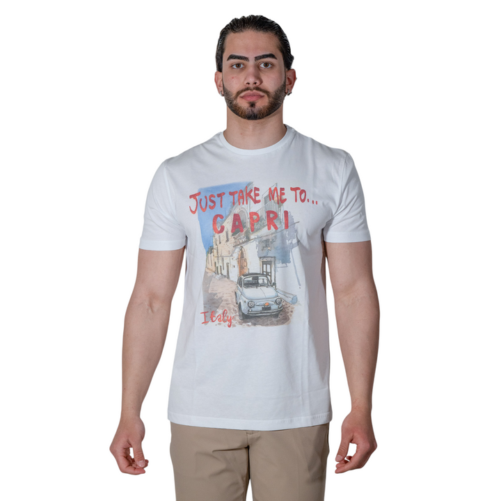 CAPRI WHITE PRINT T-SHIRT