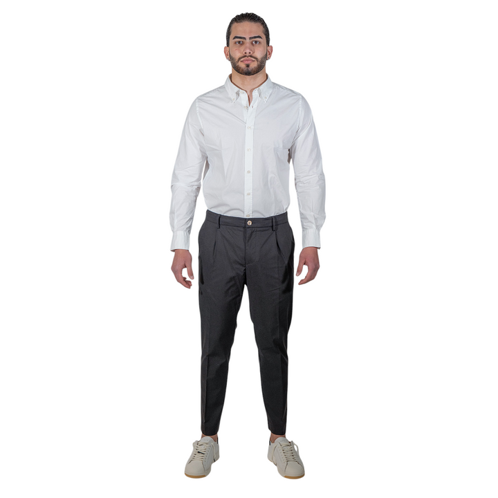 PANTALONE CON ELASTICO & PINCES Nero