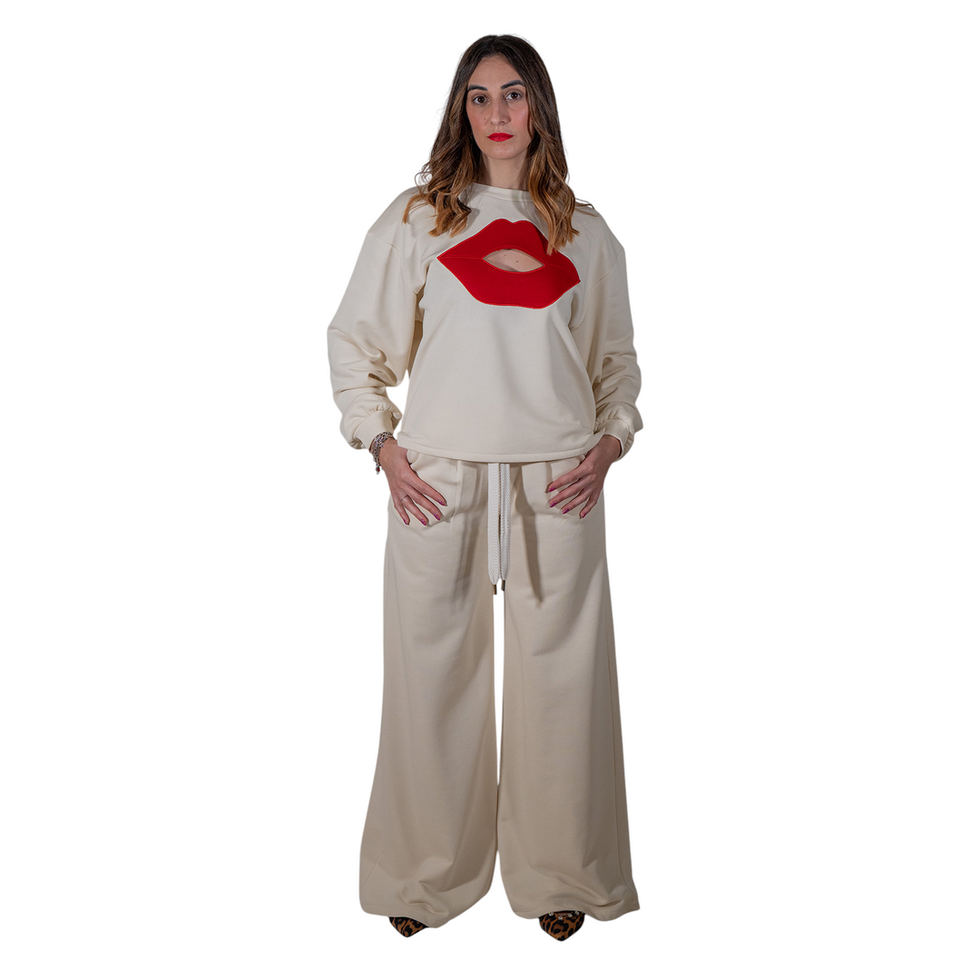 PANTALONE CON RICAMO