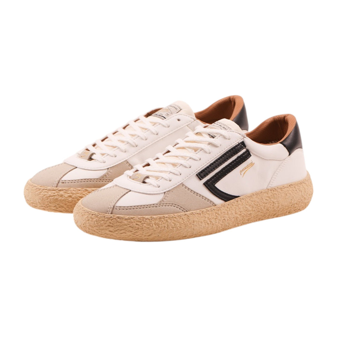 CLASSIC PITCH WHITE-BLACK SNEAKERS