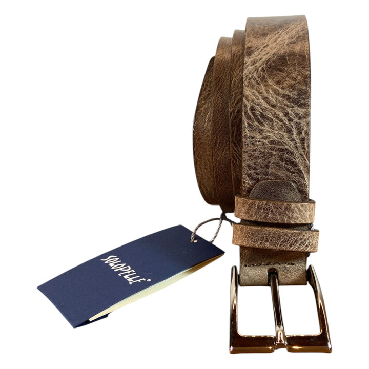 VINTAGE BROWN LEATHER BELT