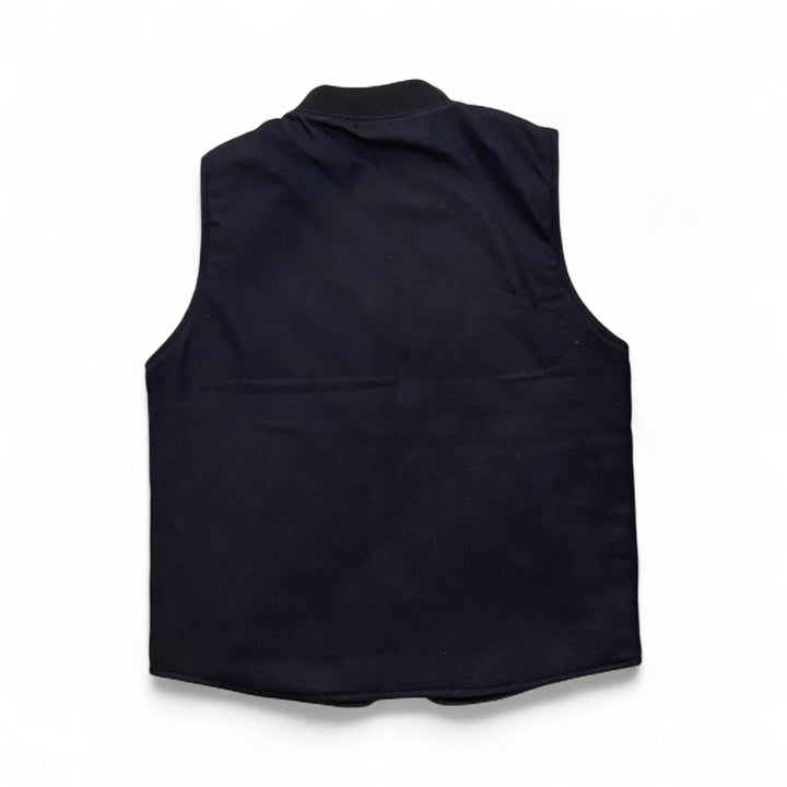 REVERSIBLE WOOL VEST OWL NAVY