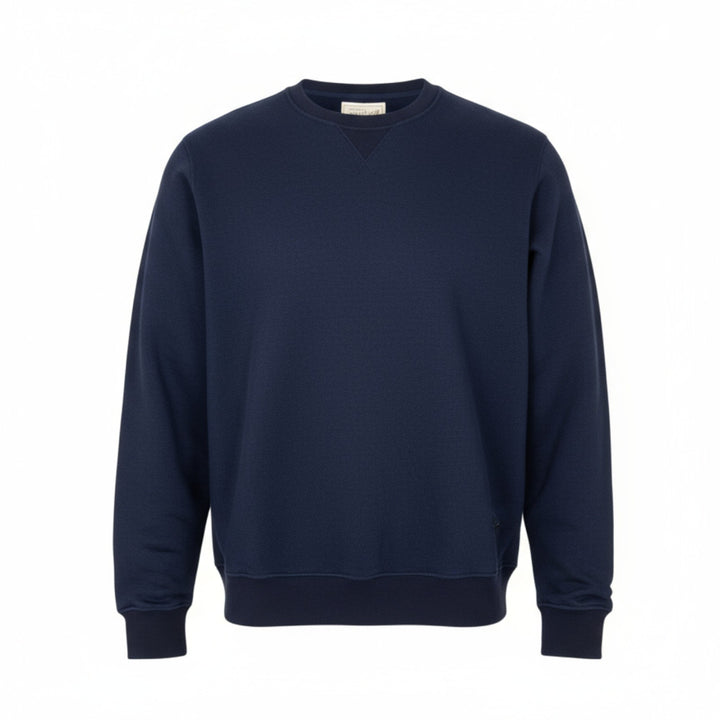 FELPA GIROCOLLO LANA VERMONT BLU
