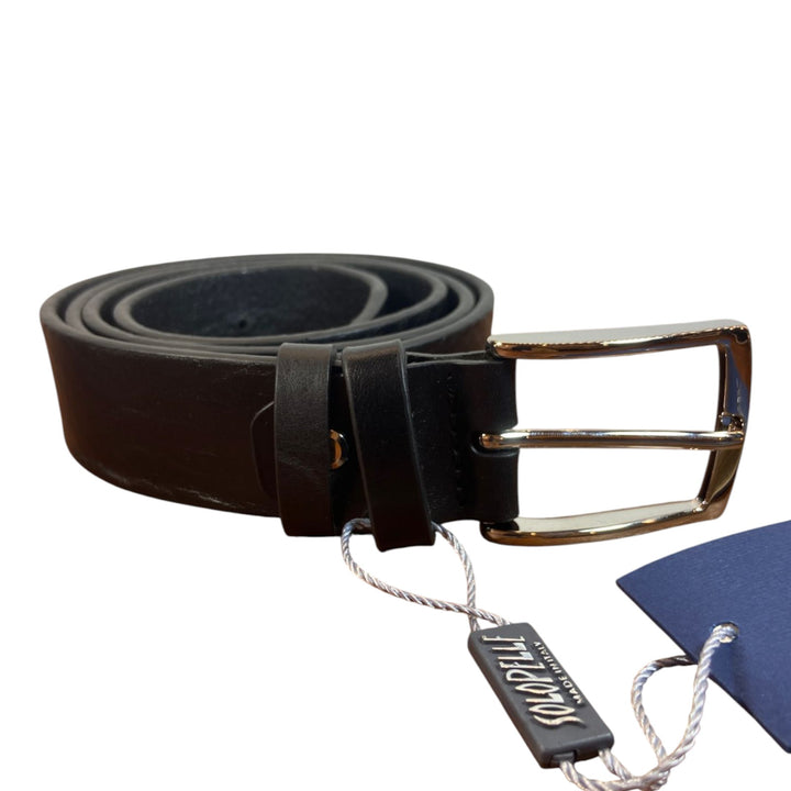BLACK LEATHER BELT
