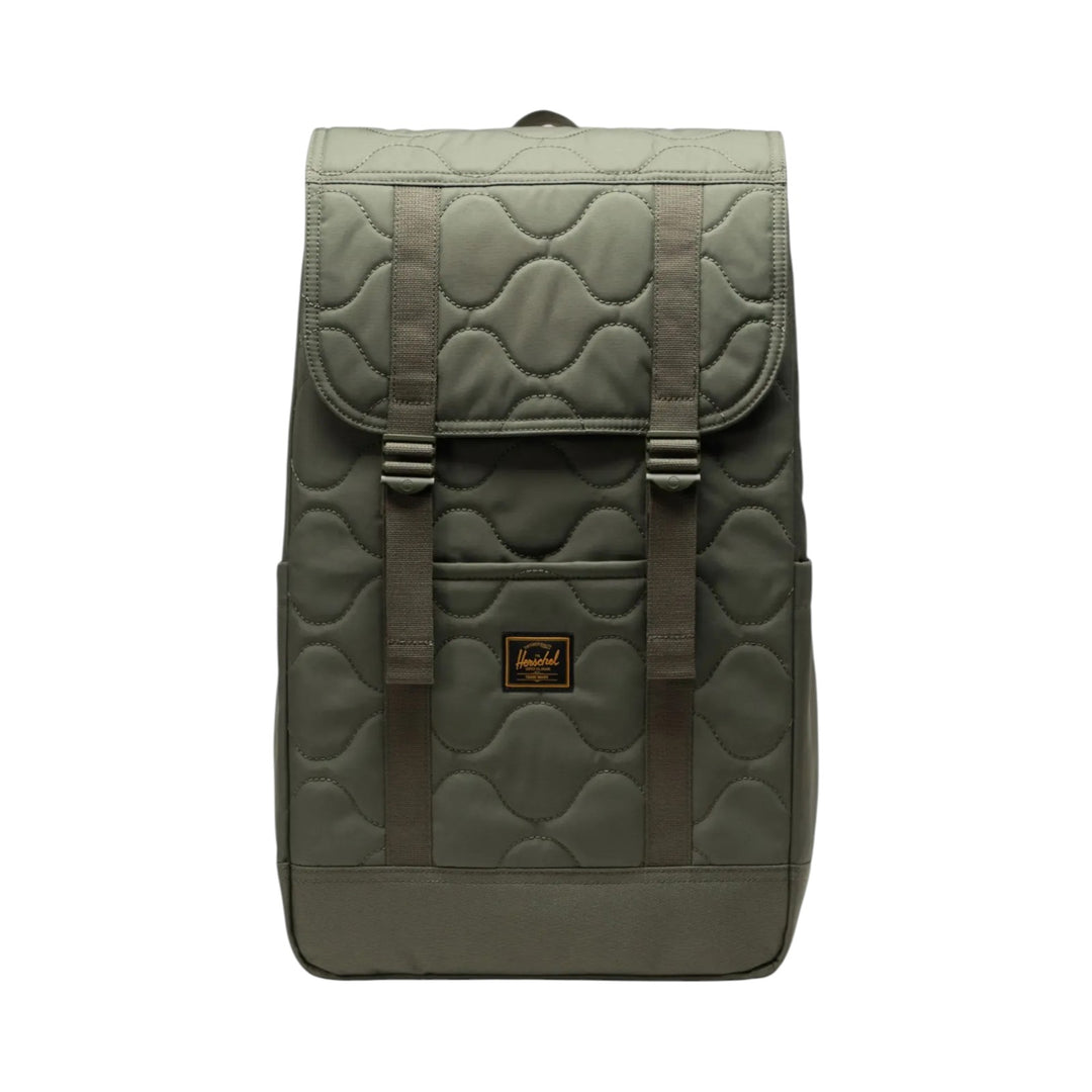 HERSCHEL RETREAT QUILTED CAPSULE BACKPACK BEETLE
