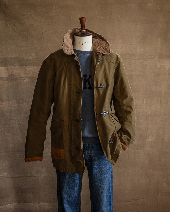 FIREMAN JUNGLE CLOTH JKT BEDFORD GREEN