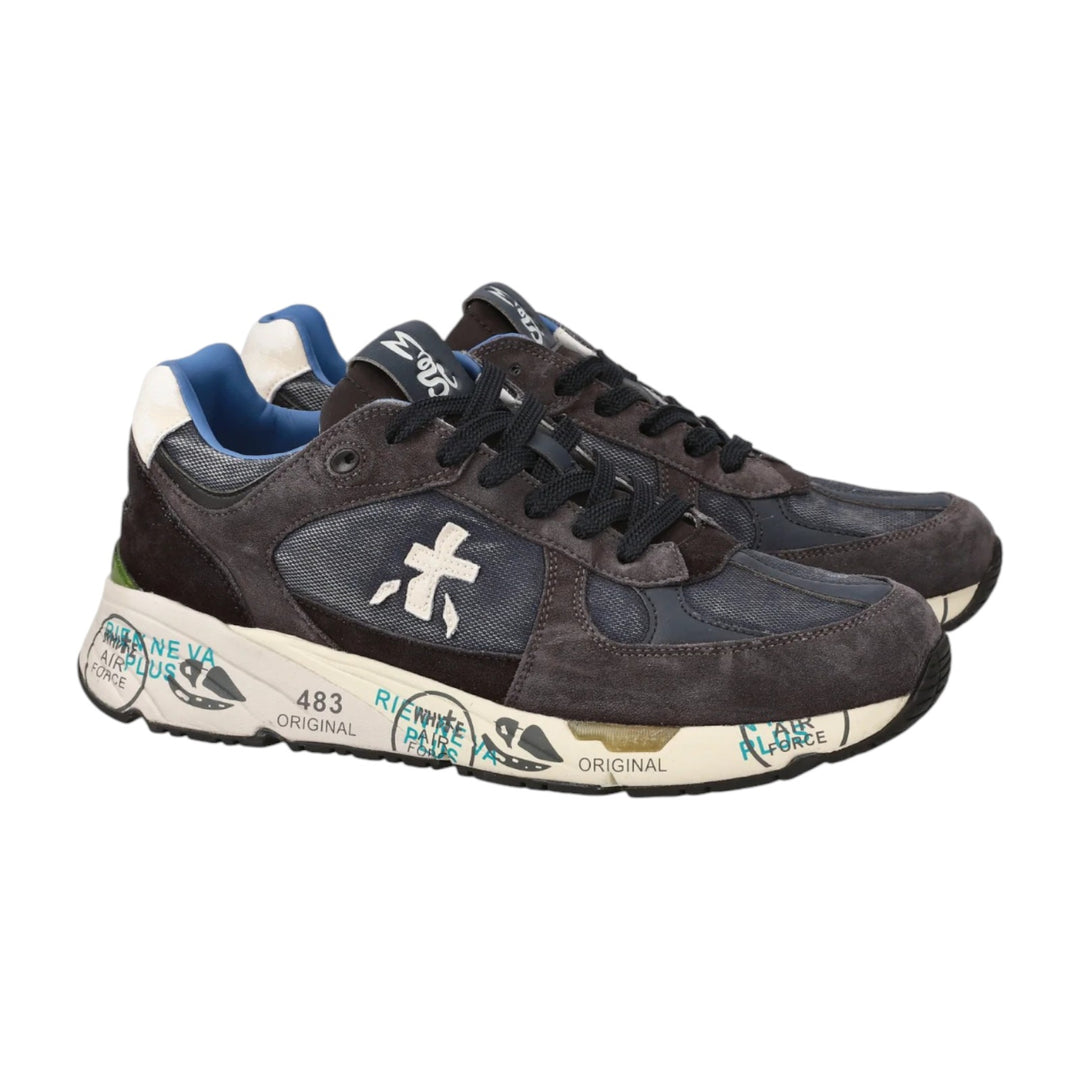 SNEAKERS MASE DARK BLUE/DARK BROWN 7819