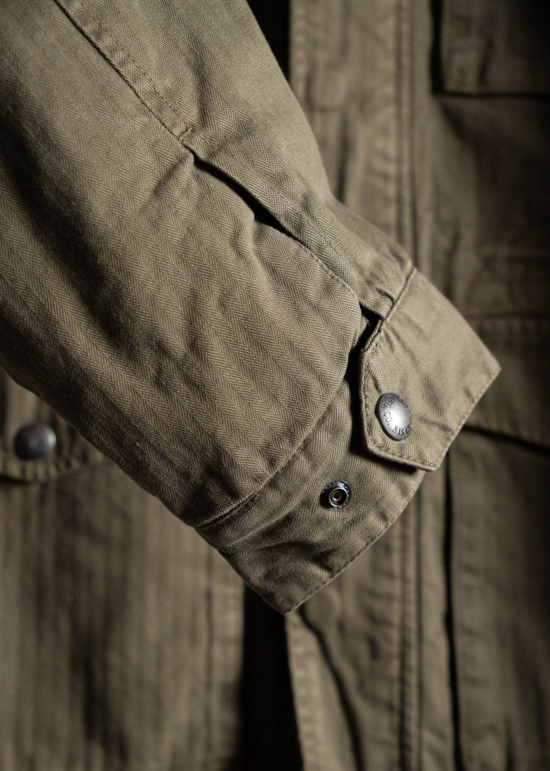 M65 HERRINGBONE JACKET GREEN