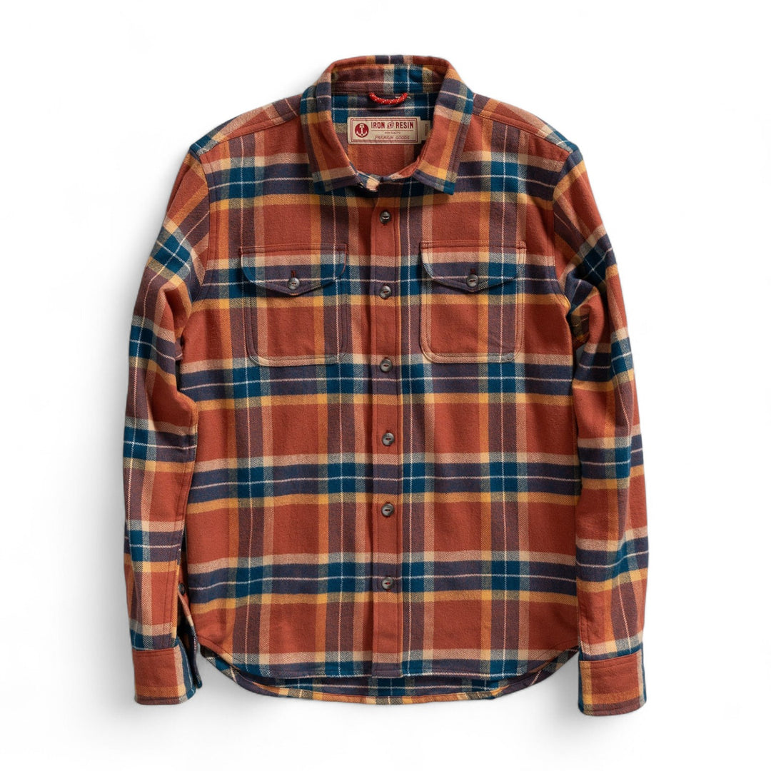TERRACOTTA TARTAN SHIRT