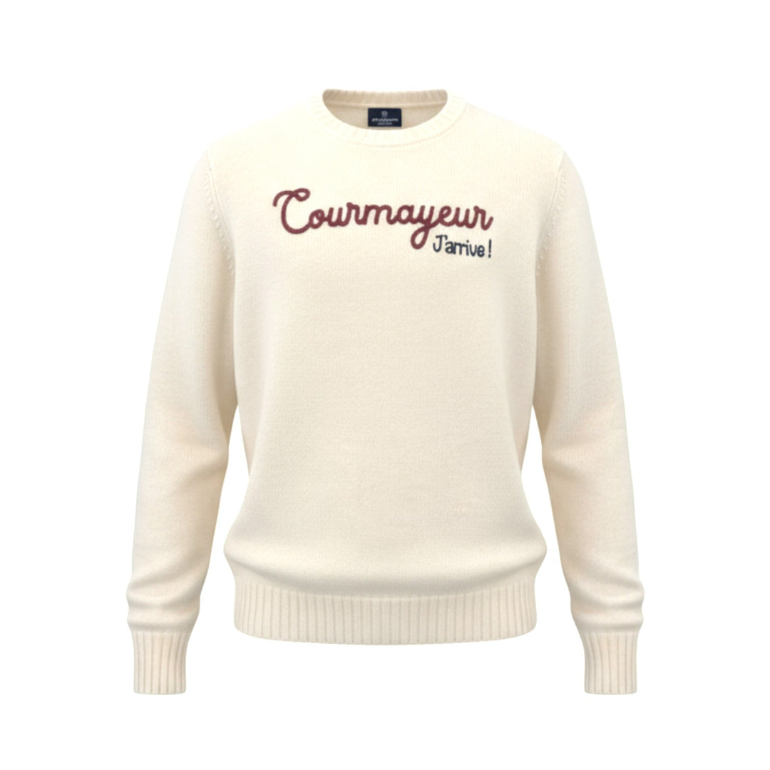 GIROCOLLO RICAMO COURMAYEUR PANNA