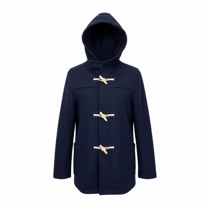 WOOL DUFFLE COAT STIRLING BLUE