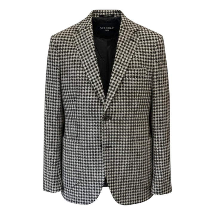 BLACK & WHITE houndstooth blazer