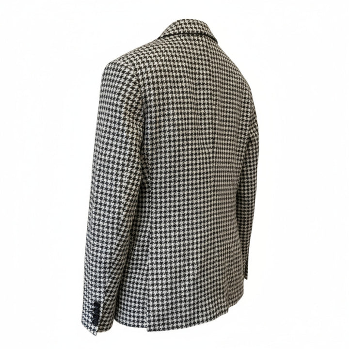 BLACK & WHITE houndstooth blazer