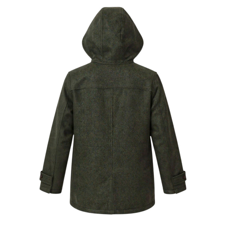 WOOL DUFFLE COAT STIRLING GREEN