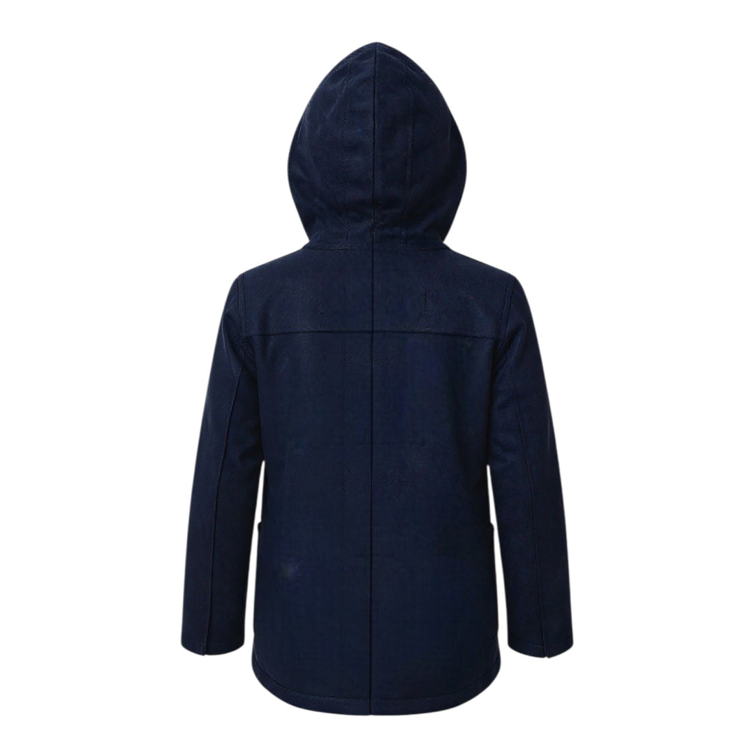 WOOL DUFFLE COAT STIRLING BLUE