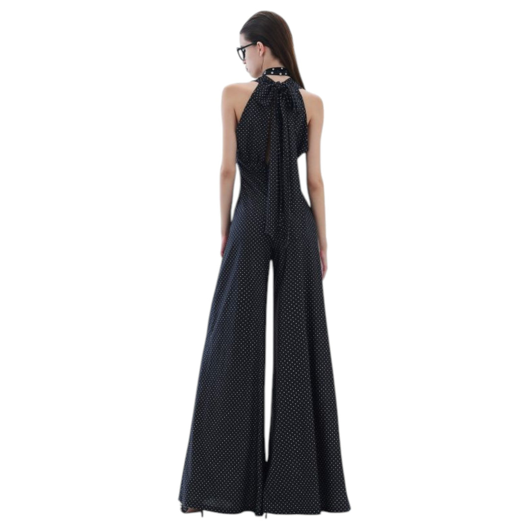 JUMPSUIT LEILA WHITE POLKA DOT