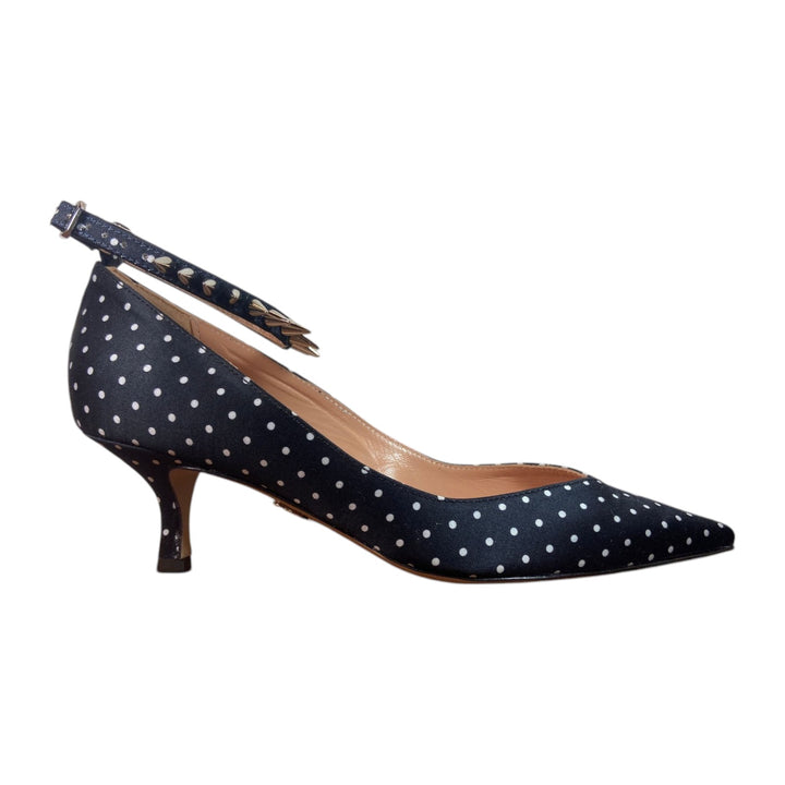 NIKY WHITE POLKA DOT DECOLLETE