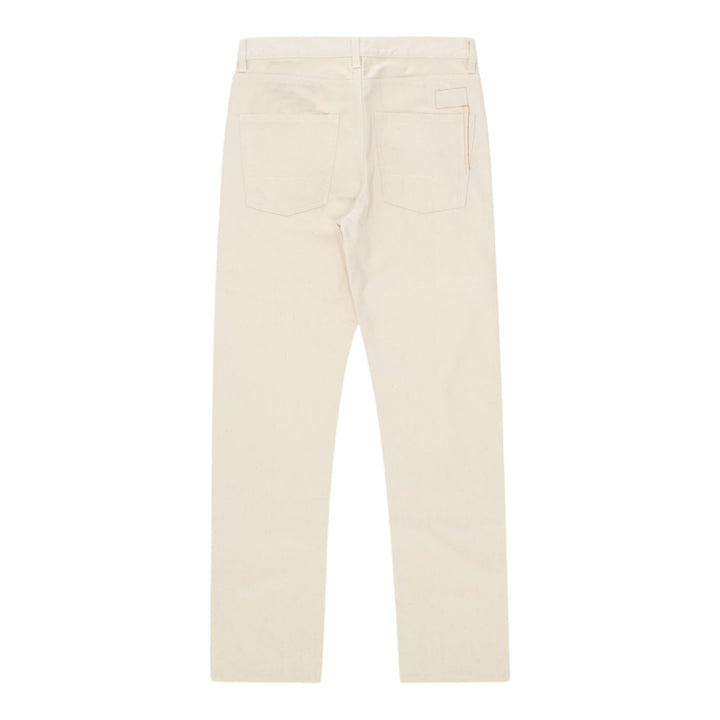 965 John Japan Denim Cimosato 5 Tasche Regular Fit Ecrù - L33''