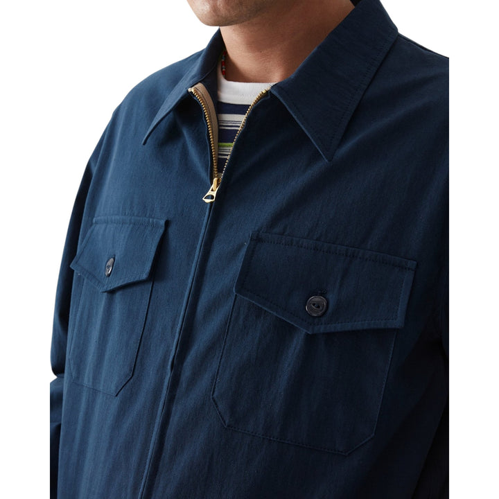 Albert Giacca in Cotone Blue
