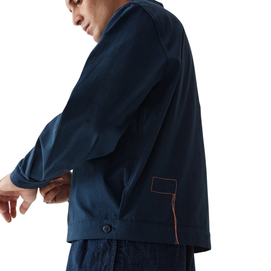 Albert Giacca in Cotone Blue