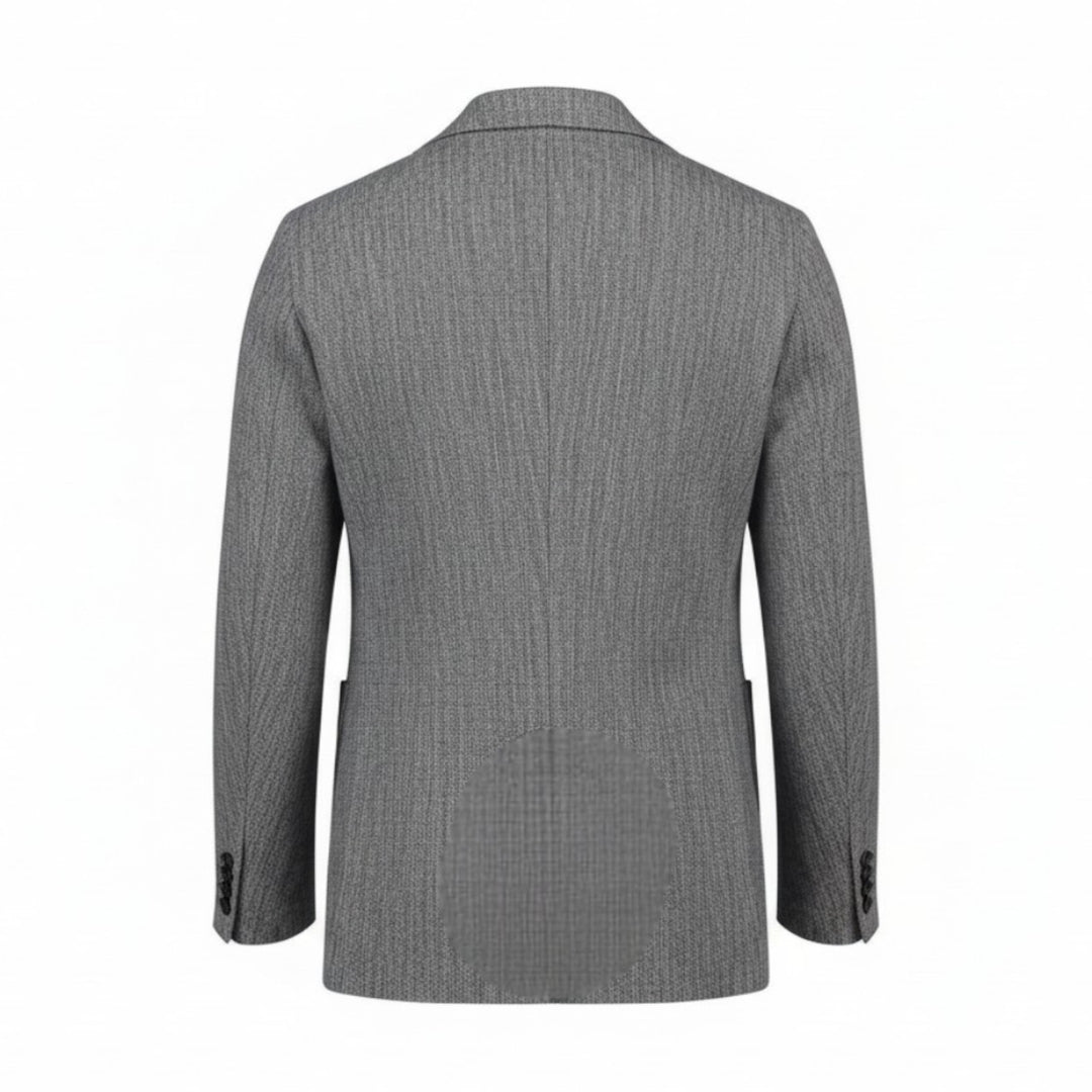 Special Print Blazer in Blue Cotton