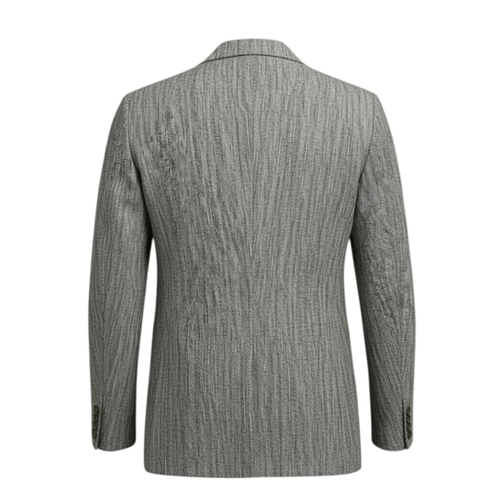 Brown Cotton Special Print Blazer