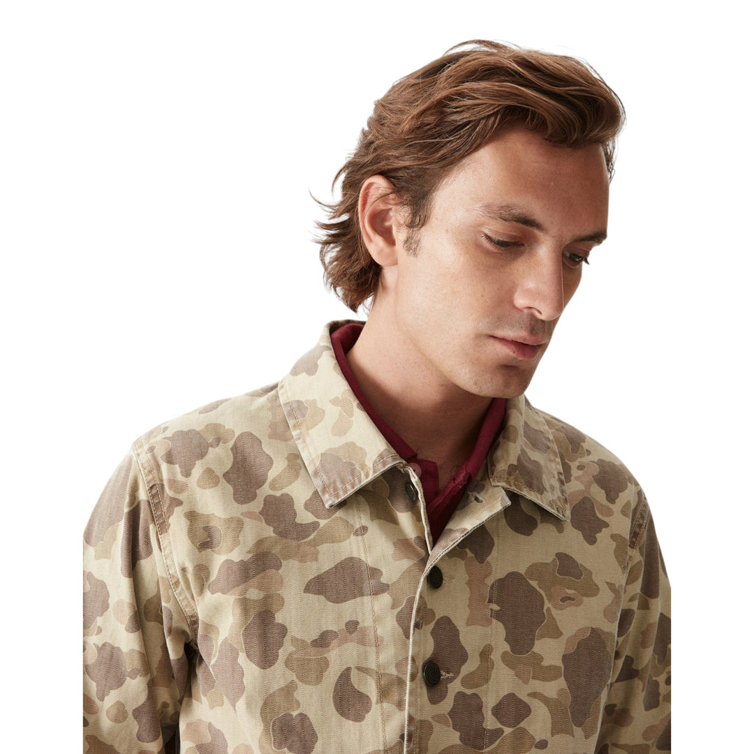 Clays Giacca Camouflage in Cotone