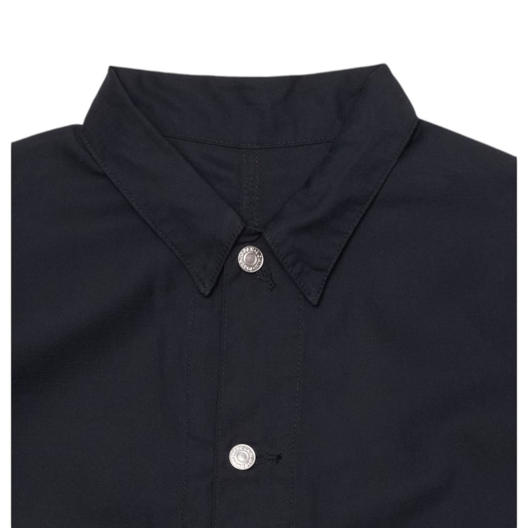 Coverall Japan Military Cloth Back Satin Cotton Black