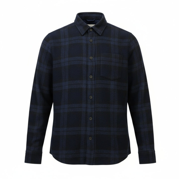 CAMICIA UOMO IMBOTTITA BLU