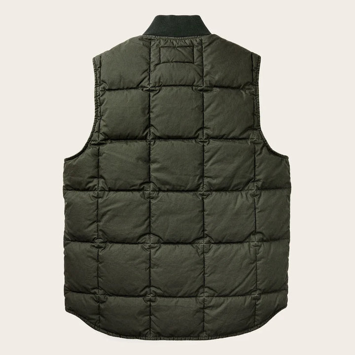 Heritage Cotton Down Vest Light Brown