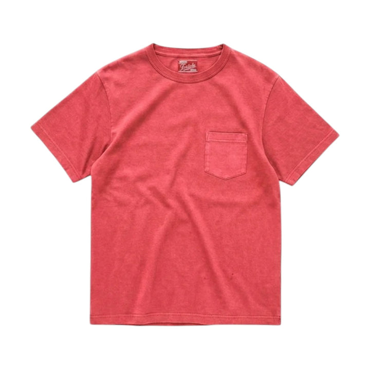 Teepocket  Cotton Pocket T-Shirt Lobster Coral