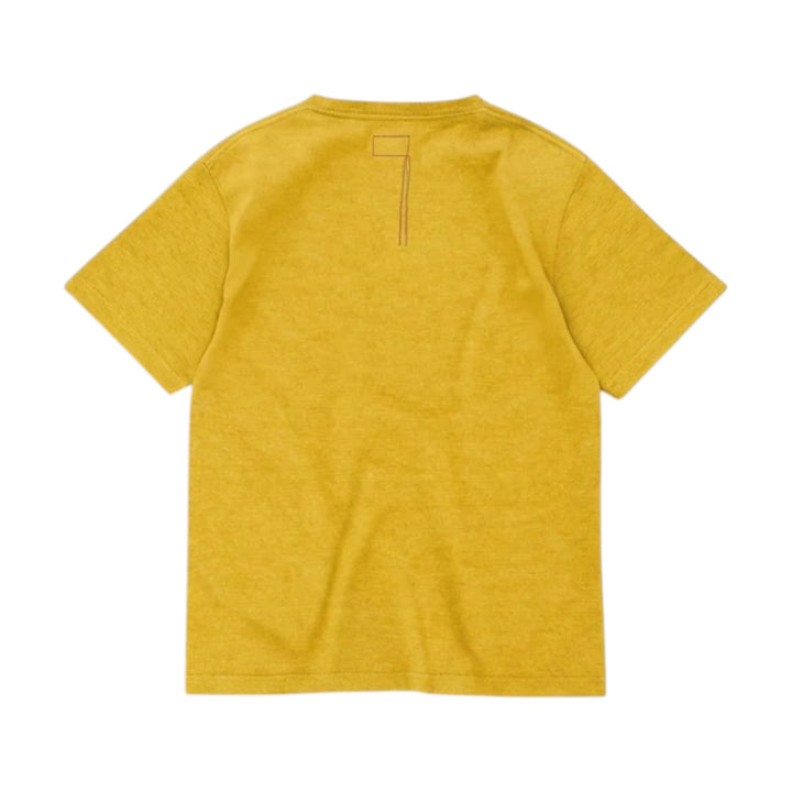 Teepocket T-Shirt with Pocket in Mustard Yellow Cotton