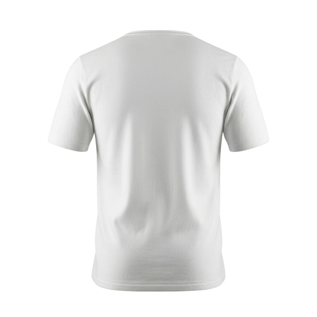 Crew Neck Short Sleeve Combed Cotton Optical White