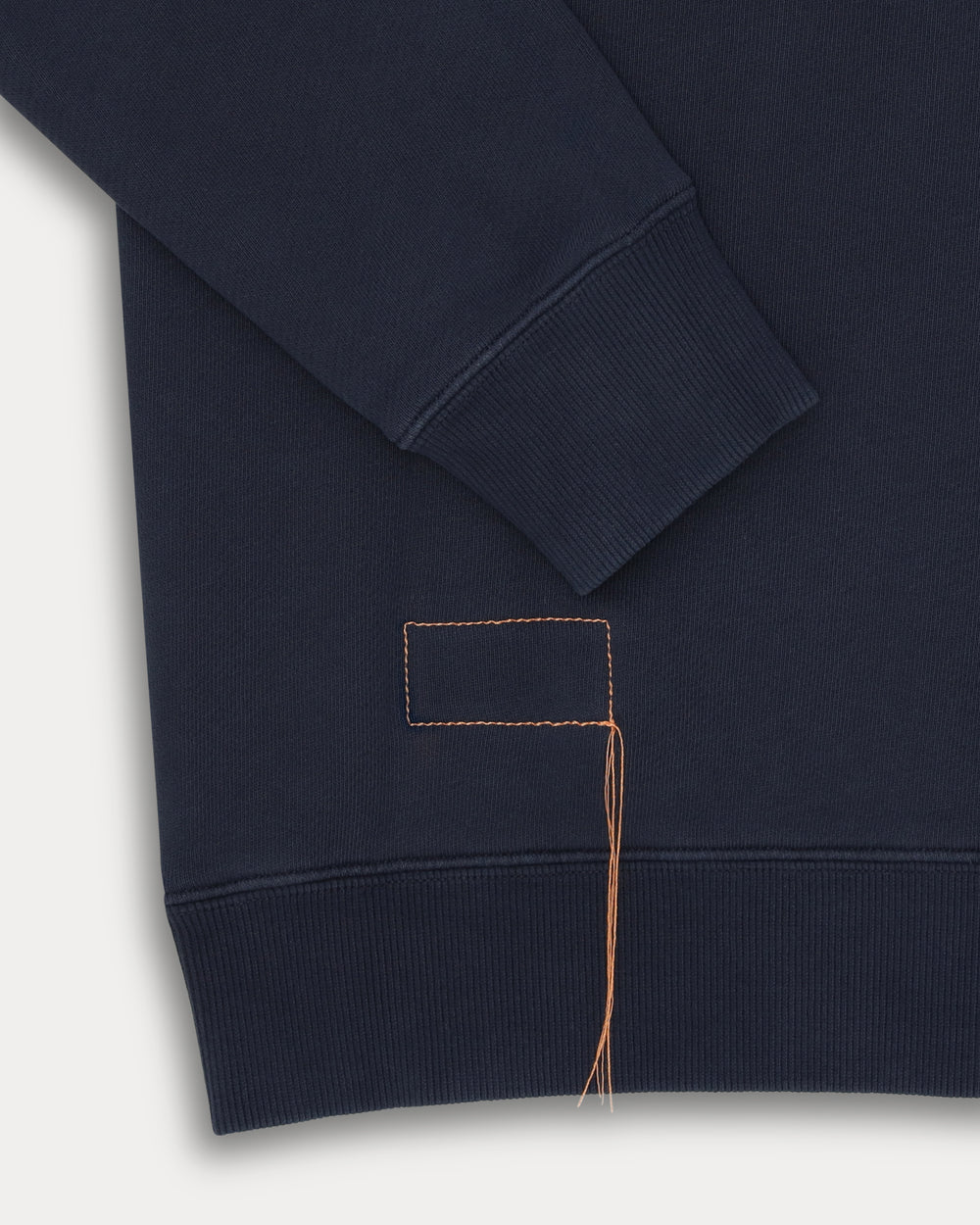 HARVARD CREWNECK SWEATSHIRT IN BRUSHED JERSEY RAGLAN CUT BLUE