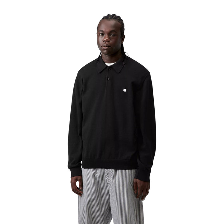 L/S Madison Polo Black