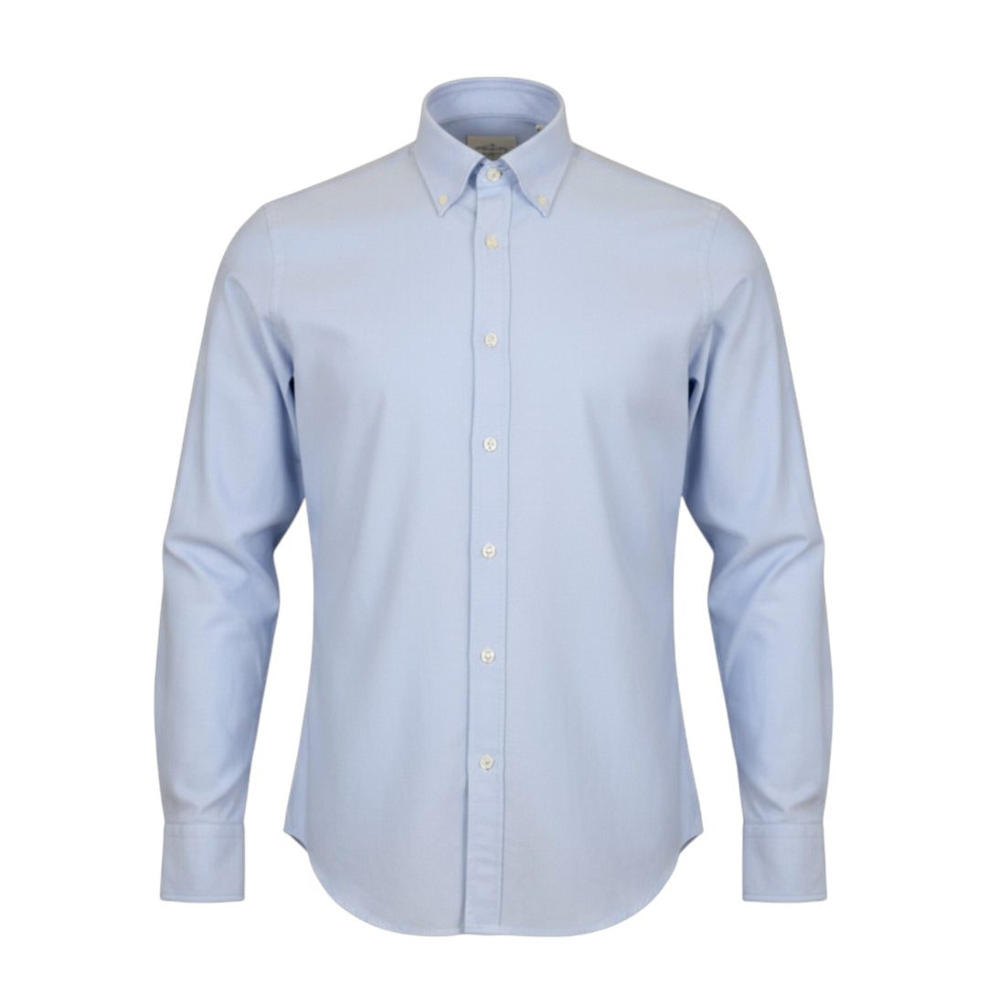 CAMICIA OXFORD BOTTON DOWN CELESTE