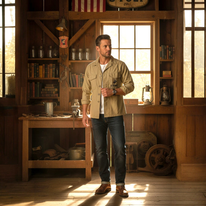 P56 KOREA JACKET BEIGE