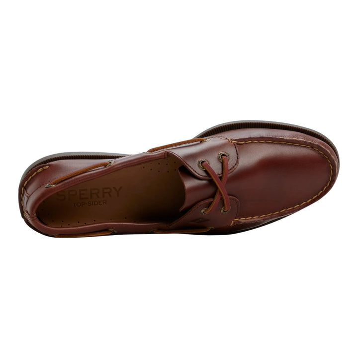 Scarpa da barca Authentic Original 2 occhielli in Vera Pelle Bordò