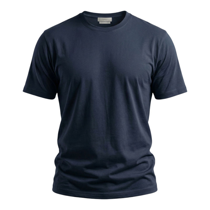 Crew Neck Jersey Comfort T-Shirt Dark Blue