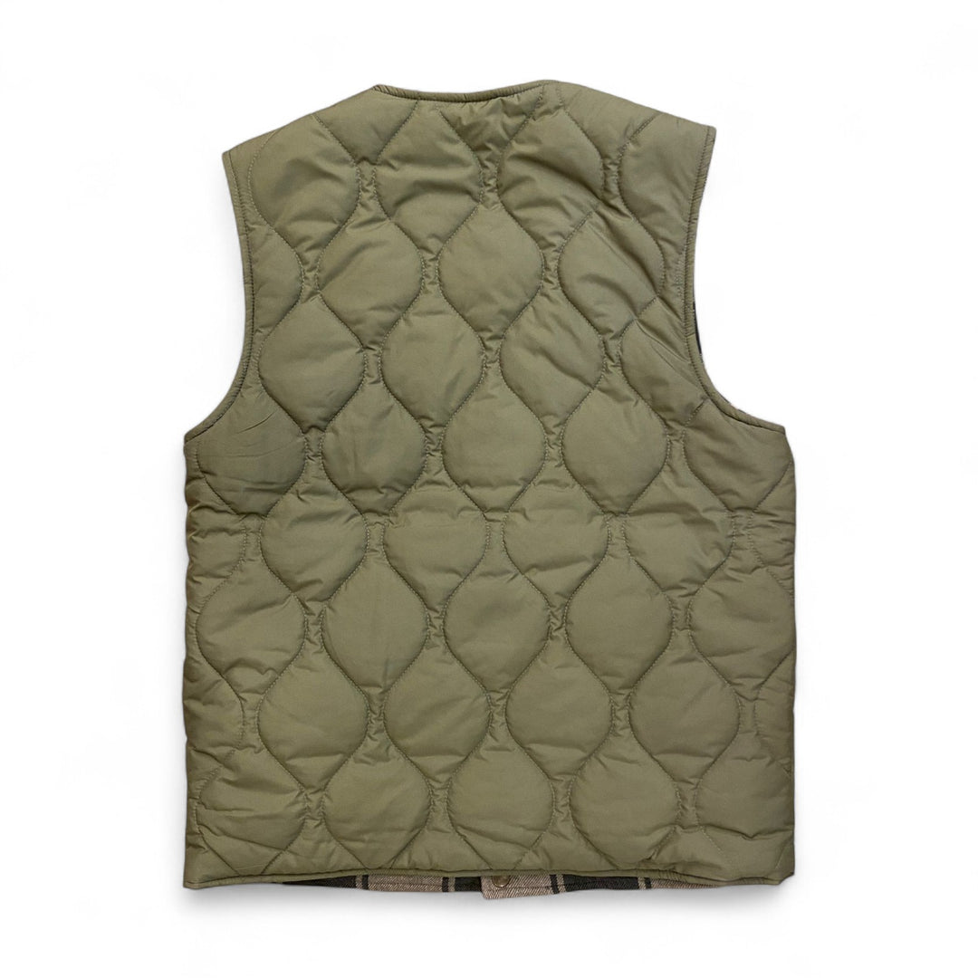 GREEN QUILTED VEST