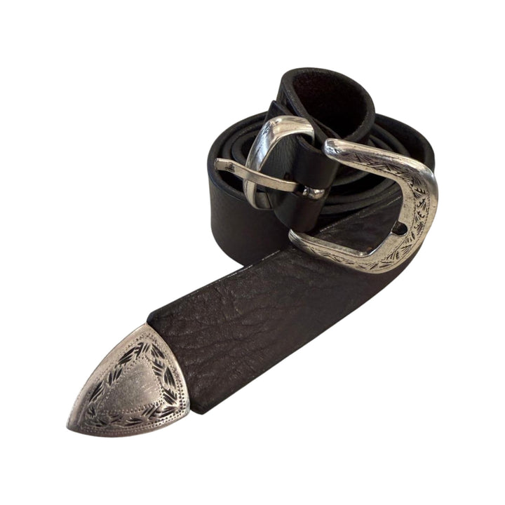 CINTURA IN PELLE TESTA DI MORO