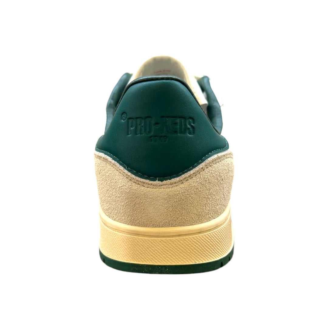 Field King in White and Green Leather