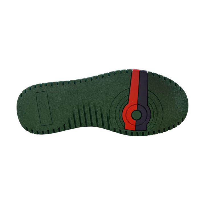 Field King in White and Green Leather