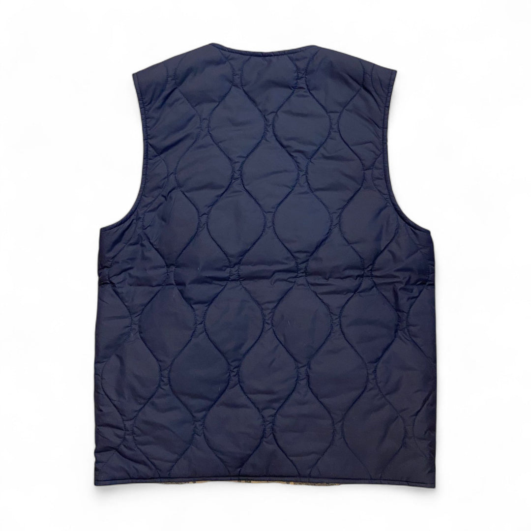 BLUE QUILTED VEST