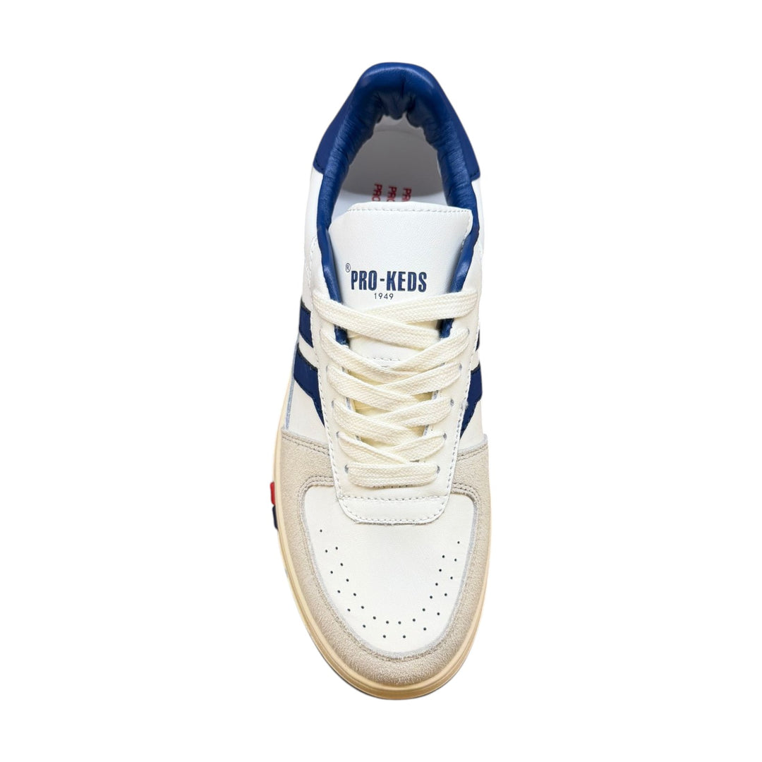Field King in White and Blue Leather