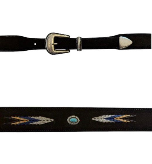 DARK BROWN SUEDE BELT